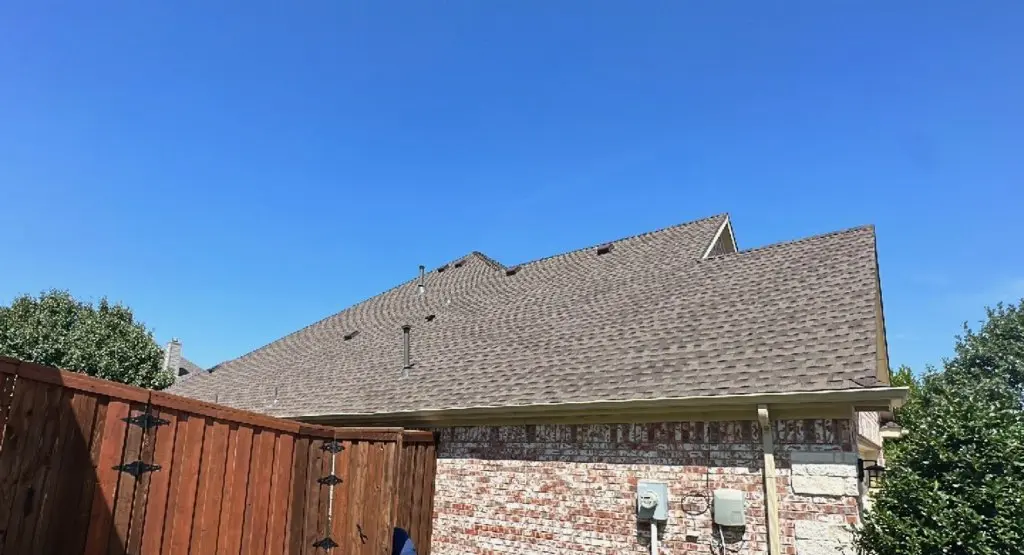 Completed roof replacement project in Bethel